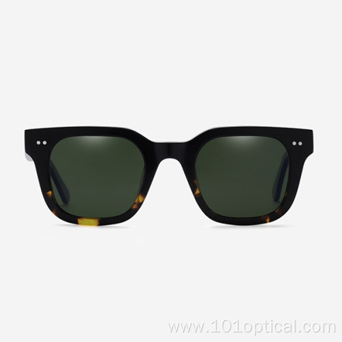 D-Frame Acetate Women And Men Sunglasses